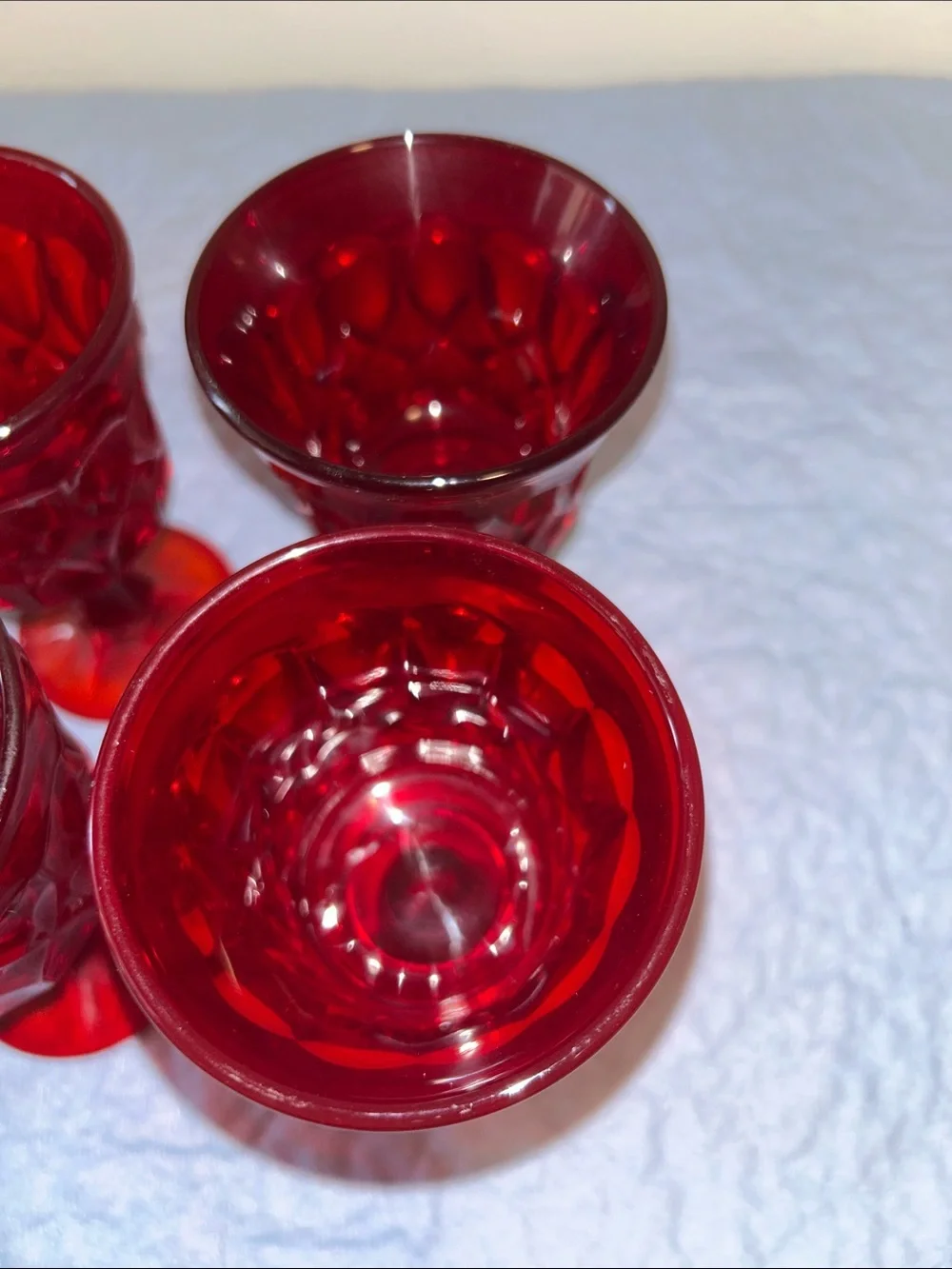 Noritake Perspective-Ruby Red Set of 4 wine Glasses